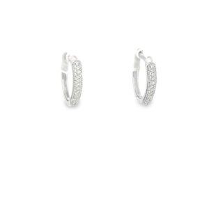 Diamond Hoop Earrings Dubai