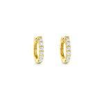 Hoop Diamond Earrings Dubai