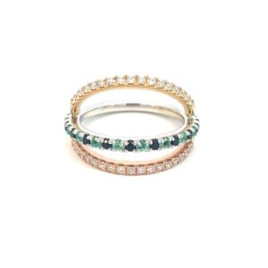 Multi color Diamond Ring Dubai