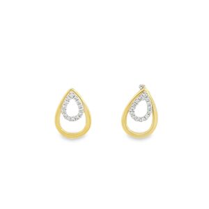 Pear shape diamond Earrings Dubai