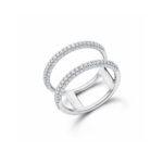 2 Liner Diamond Ring Dubai