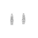 Oval Diamond Earrings Dubai