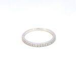 Half Eternity Ring in white gold