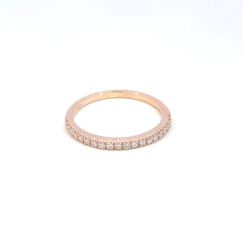 Half Eternity Ring in Rose Gold Dubai