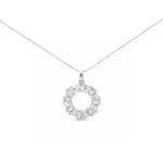 Baguette diamond pendant Dubai