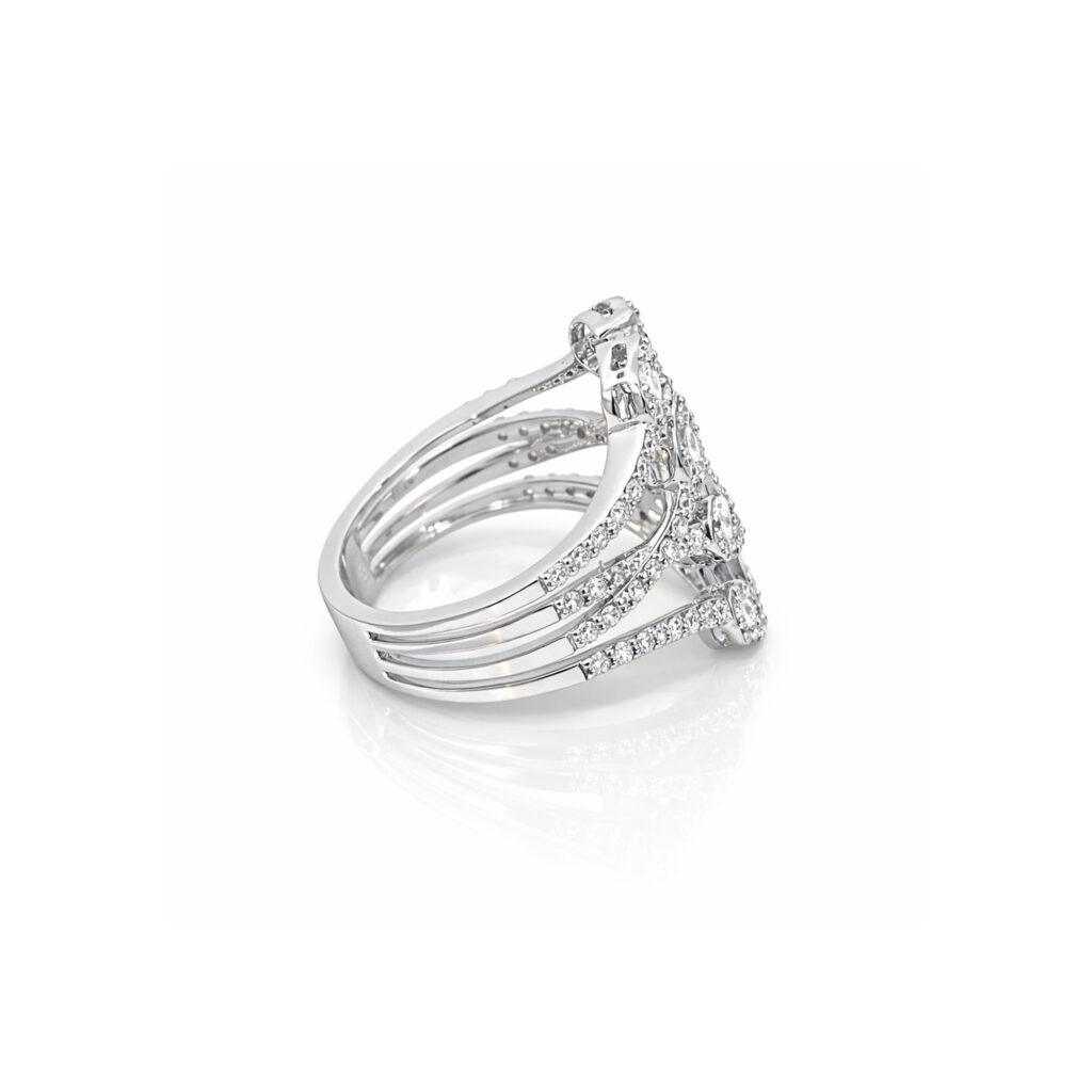 Baguette diamond ring Dubai