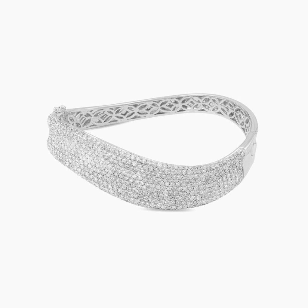 Beautiful Diamond Bangle in Pave setting