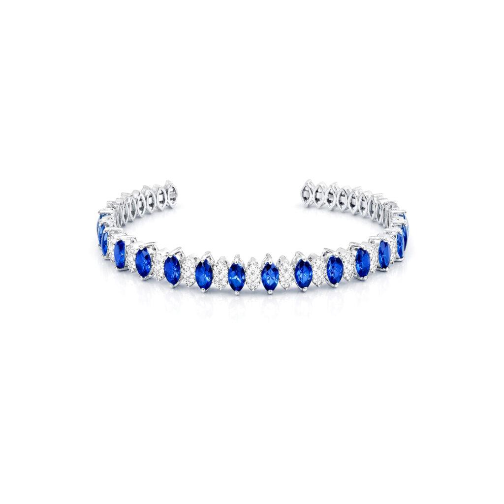 Blue Sapphire bracelet Dubai