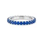 Blue sapphire eternity ring Dubai