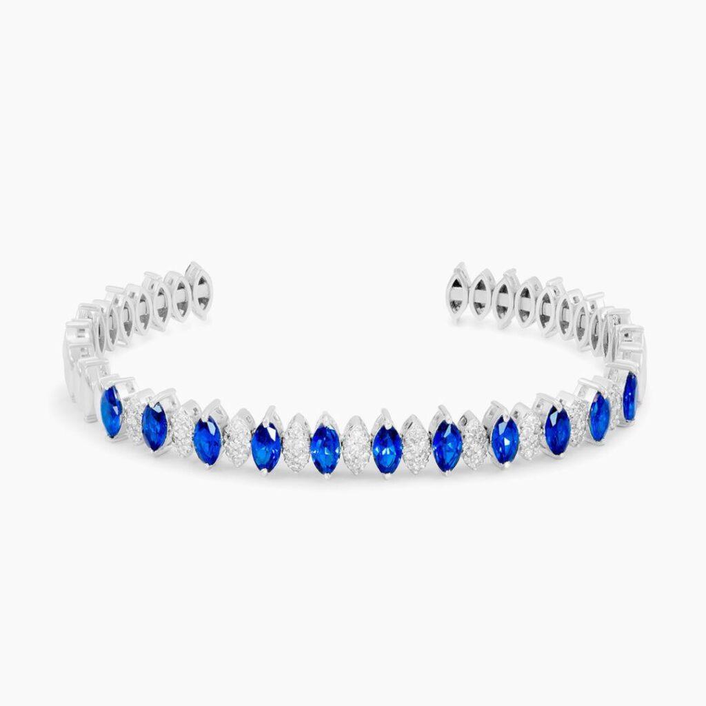 Blue Sapphire bracelet Dubai