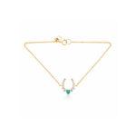 Bracelet with Diamond and Turquoise Dubai