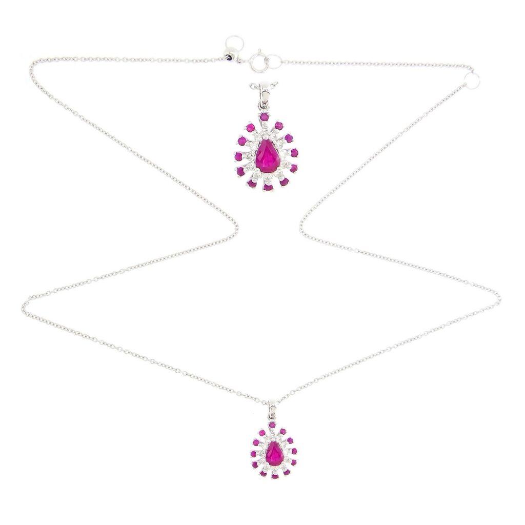 Ruby Necklace With Diamonds Dubai