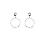 Circle shape Diamond Earrings Dubai