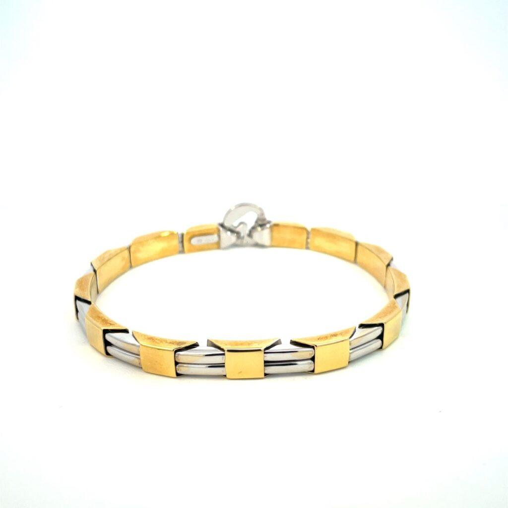 Mens Bracelet in Dual tone Dubai