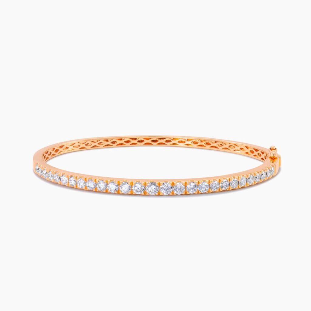 Single line Diamond Bangle Dubai