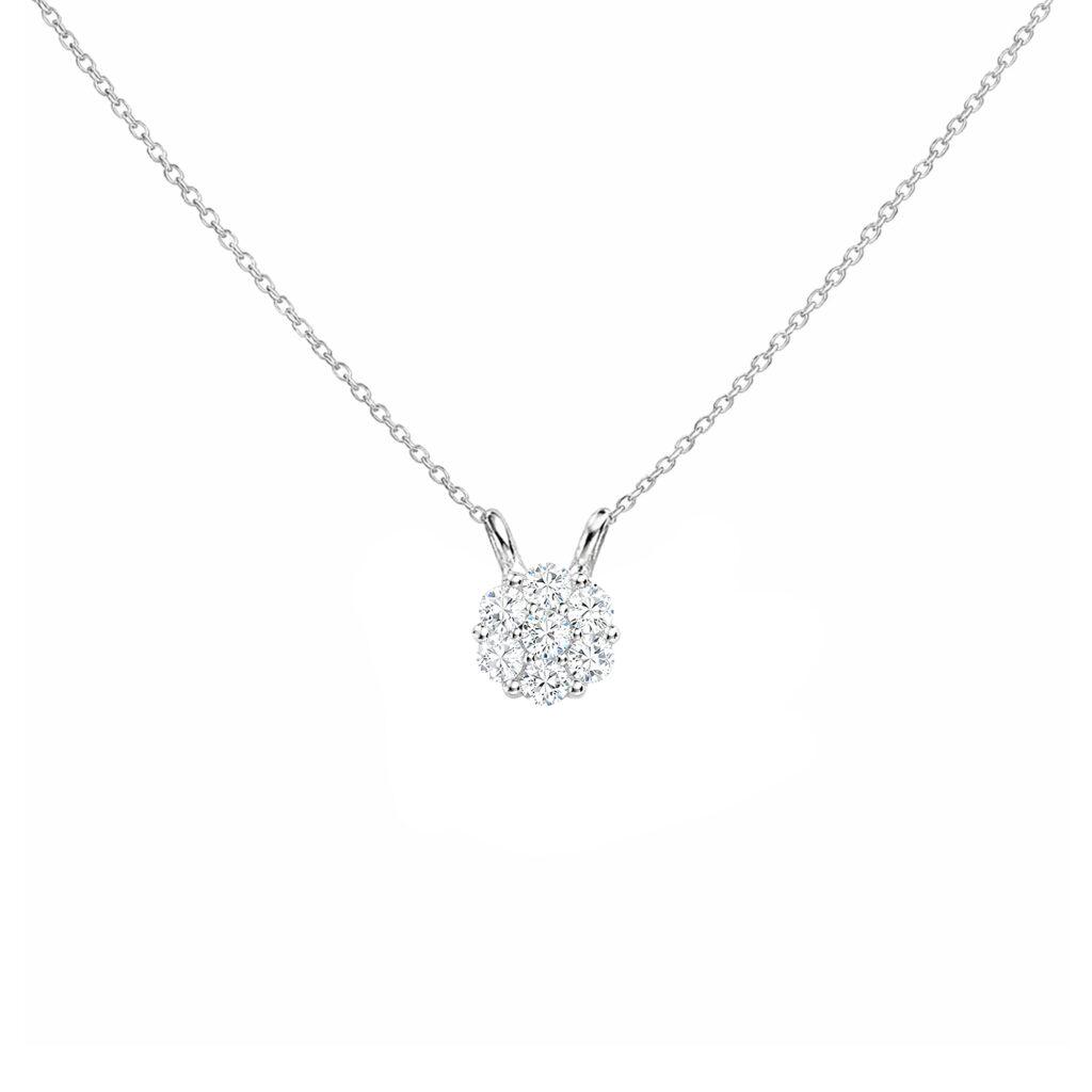 Cluster Diamond Pendant Dubai