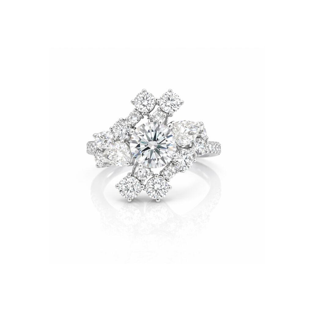 Cluster Diamond ring