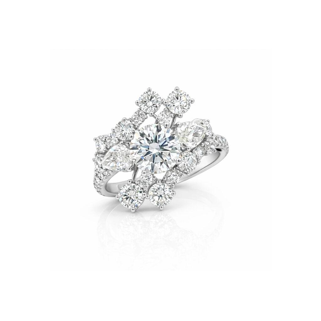 Cluster Diamond ring Dubai