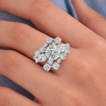 Cluster Diamond ring UAE