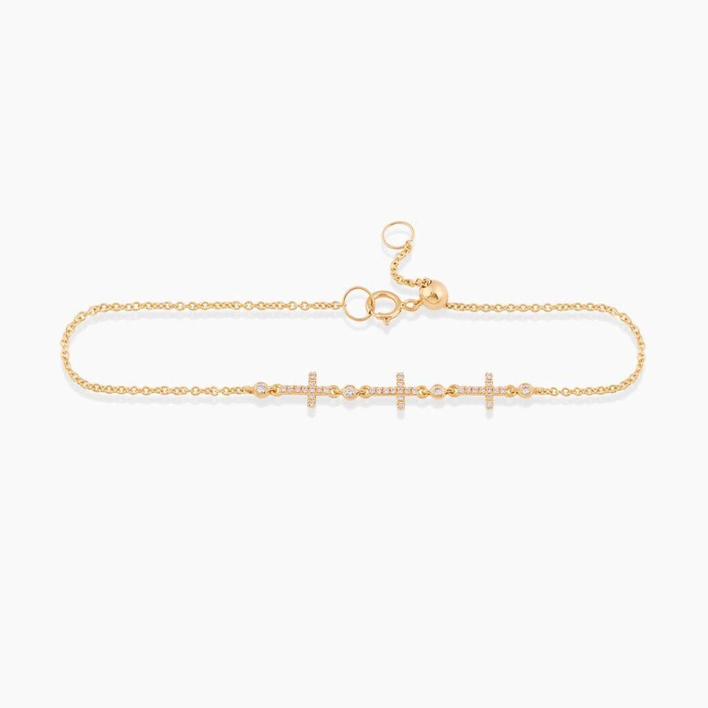 Cross Diamond Bracelet Dubai