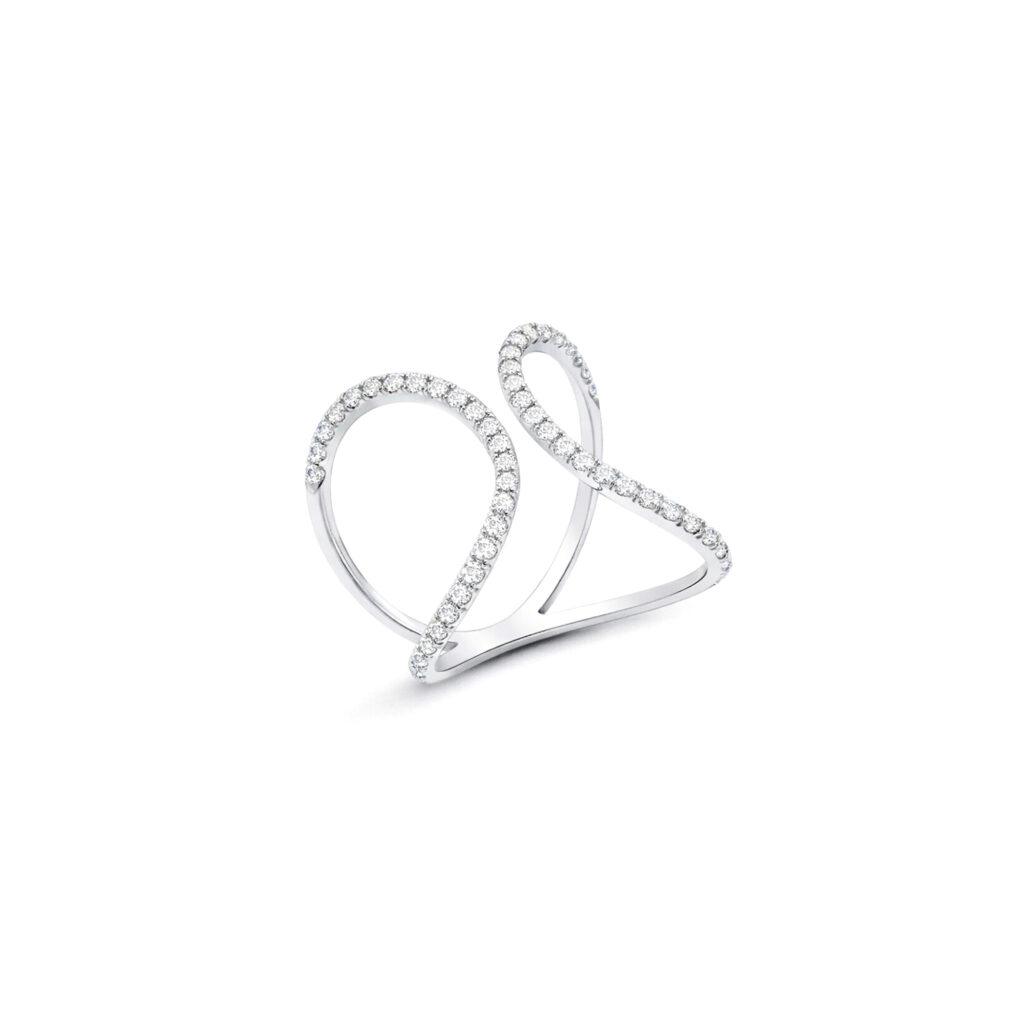 Cuff Diamond Ring Dubai