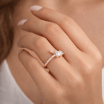 Dainty Diamond Ring Dubai