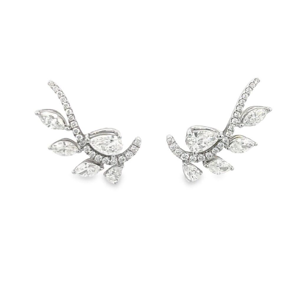 Dazzling Diamond Earrings Dubai
