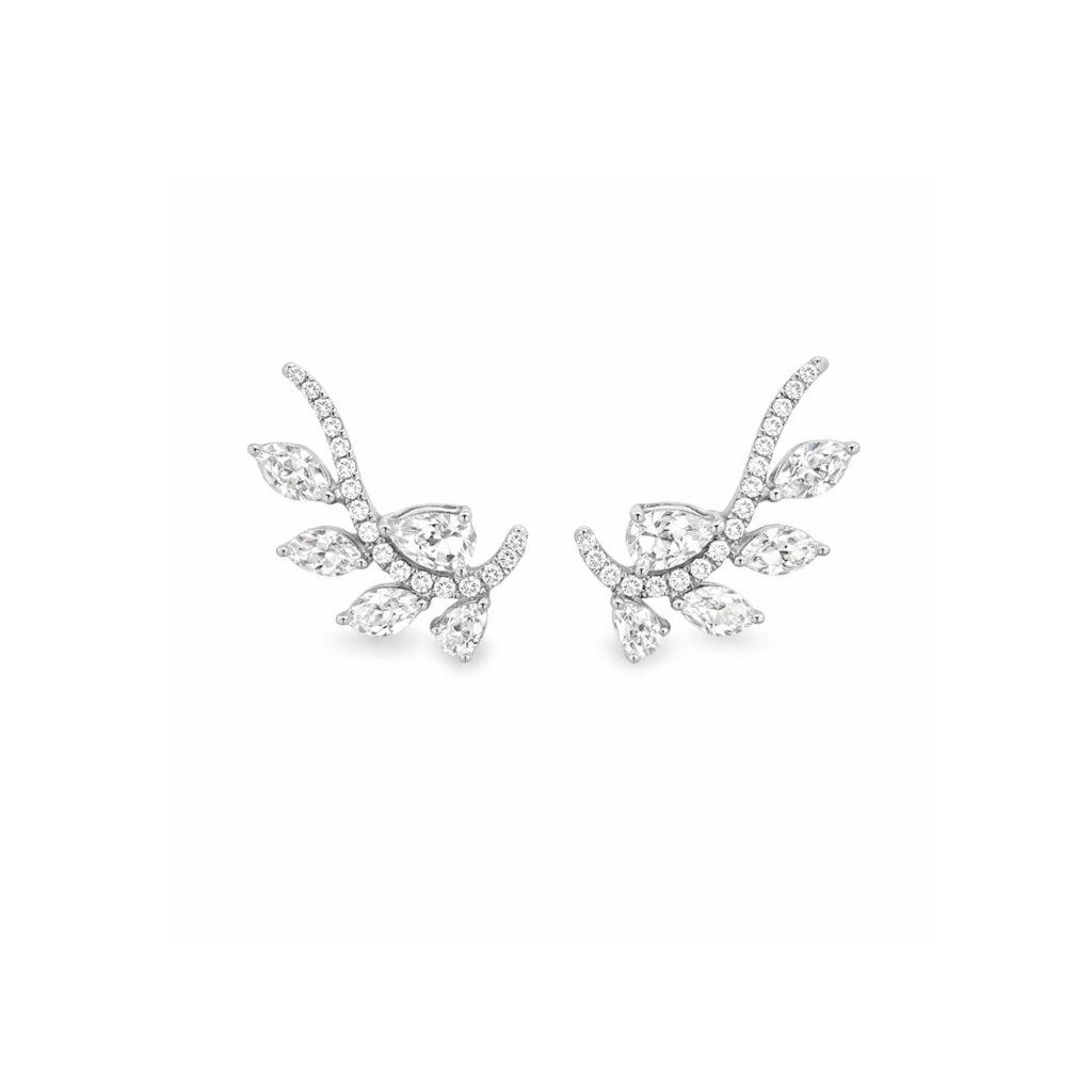 Dazzling Diamond Earrings Dubai