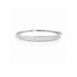 Diamond Bangle in pave setting Dubai