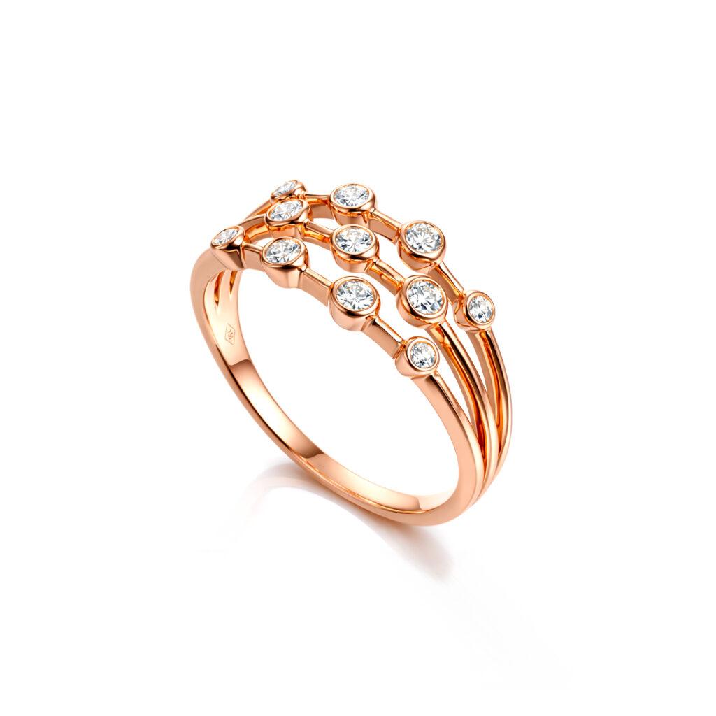 Diamond Bezel Set Multi-Row Band Dubai