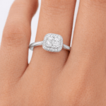 Diamond Cluster Ring Dubai