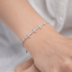 Diamond Cross Bracelet