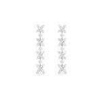 Diamond Dangling Earrings