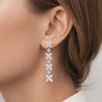 Diamond Dangling Earrings Dubai