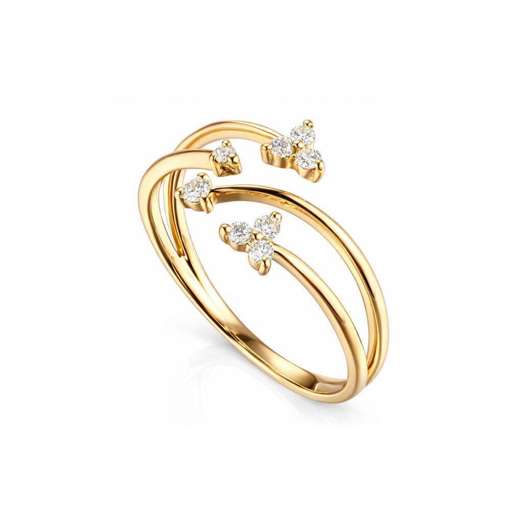 Diamond Embrace ring Dubai