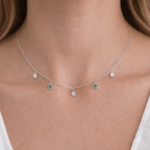 Diamond & Emerald Necklace Dubai