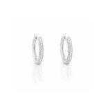 Diamond Hoop Earrings Dubai