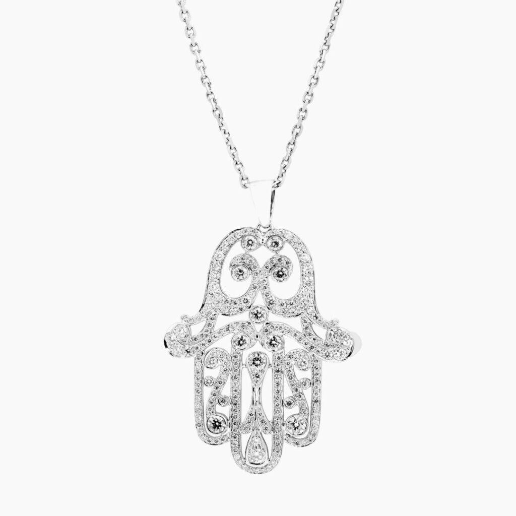 Diamond Hamsa Pendant Dubai