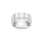 Diamond Platinum band for Men in Dubai