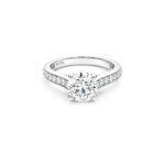 Diamond Ring With shoulder Diamonds