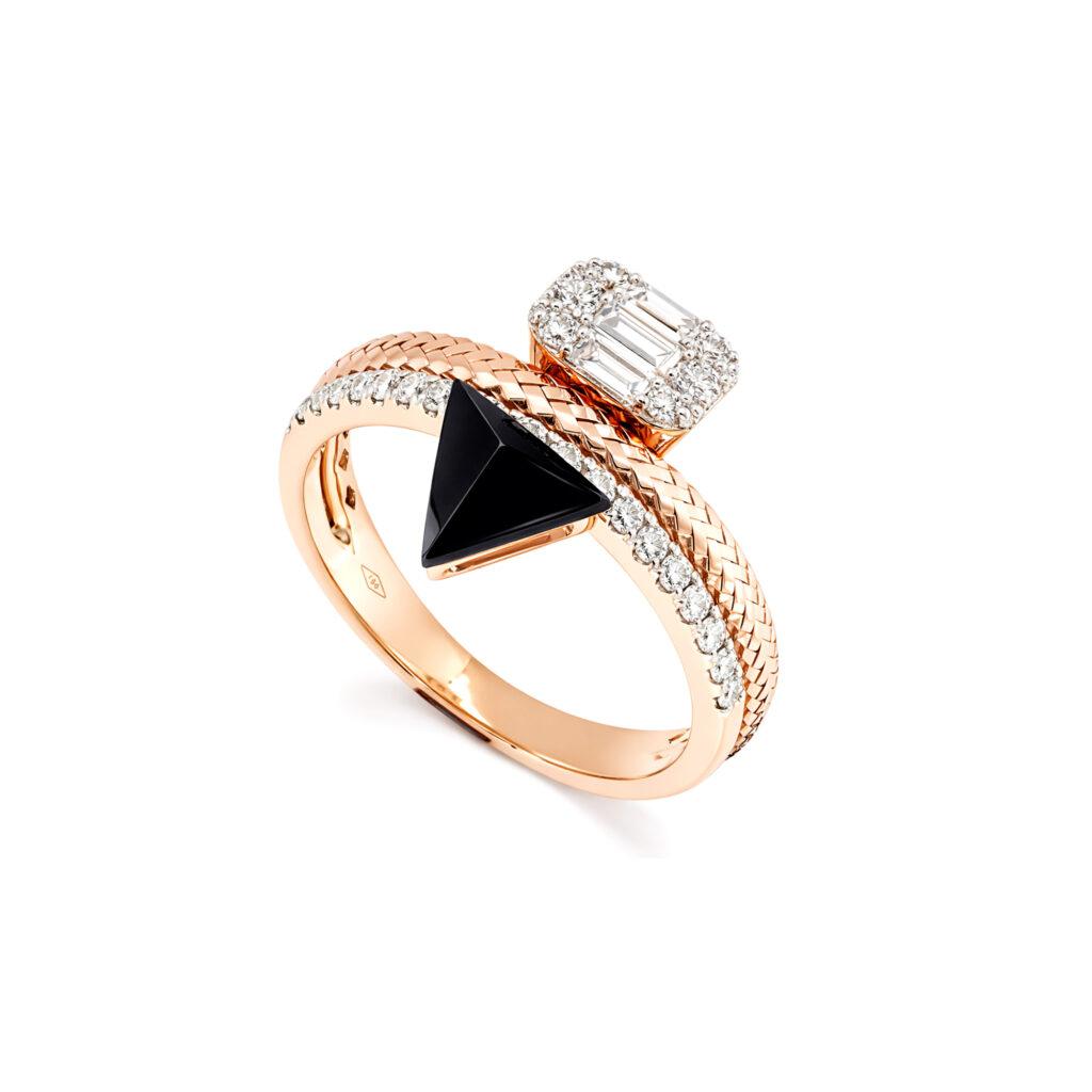 Diamond Ring with Black Onyx Dubai