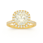 Diamond Ring with Halo Dubai UAE