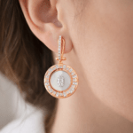 Diamond Rotatable Earrings UAE