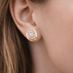 Studded Diamond Earrings Dubai