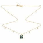 Diamond and Malachite Pendant Dubai
