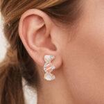 Diamond and Mother of Pearl Earrings