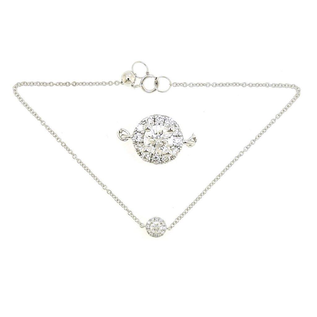 Halo Diamond Bracelet Dubai