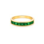 Green Emerald Eternity Ring UAE
