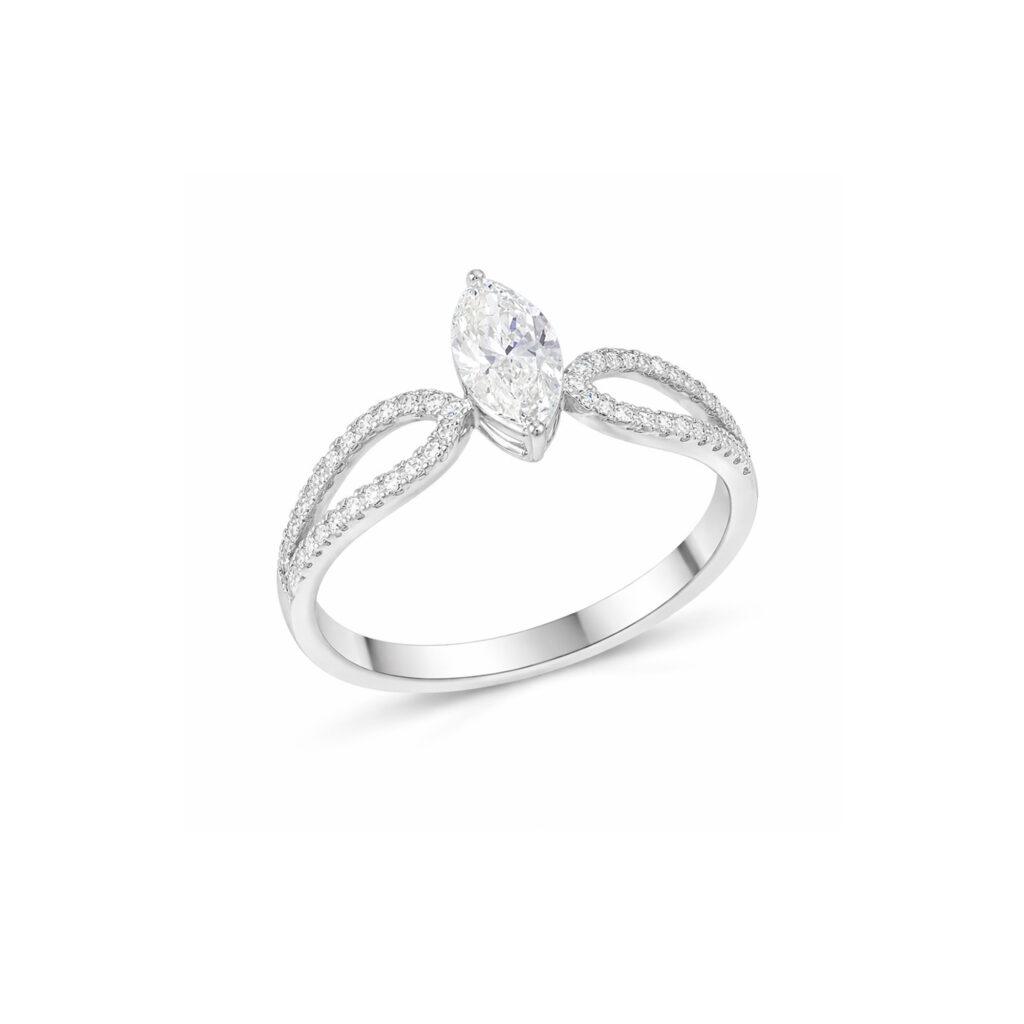 Fancy Marquise Diamond Ring