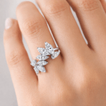 Fancy Shape Diamond Cluster Ring
